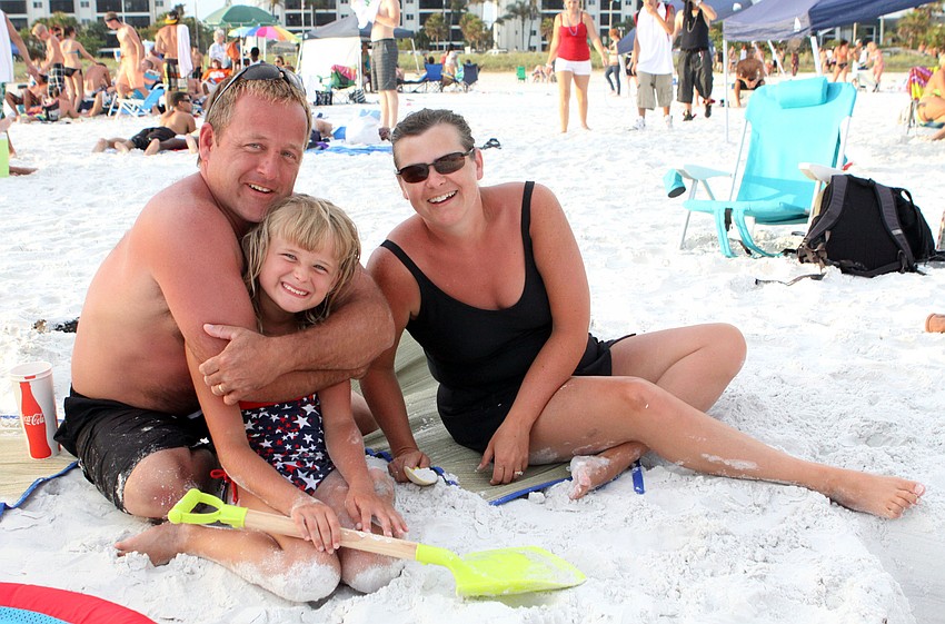 Stan and Kathy Brennfoerder with their daughter, Breanna, 9