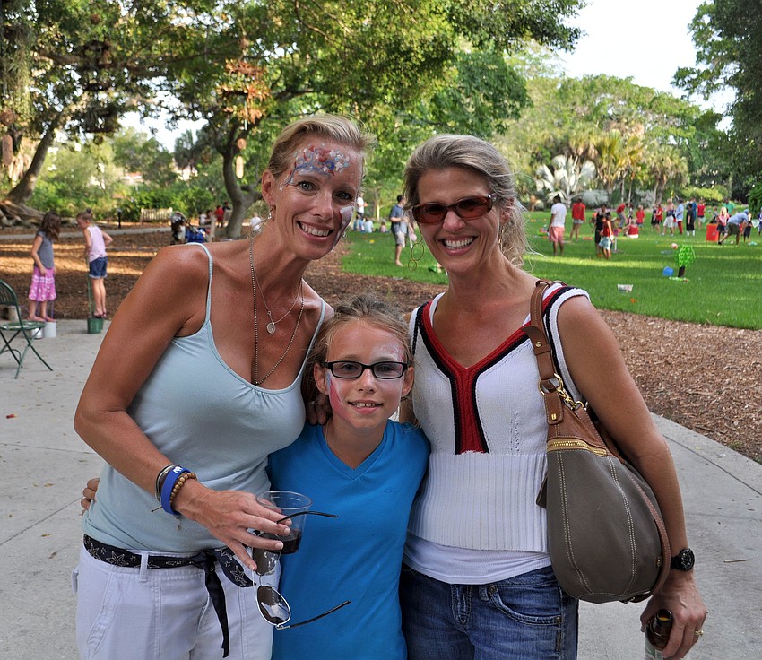 Mel Davis, Eve Davis and Lu Eckhard