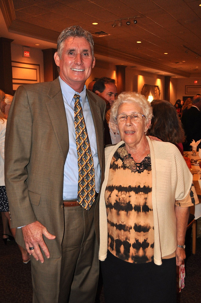 Comissioner Jon Thaxton and Joyce Dolan