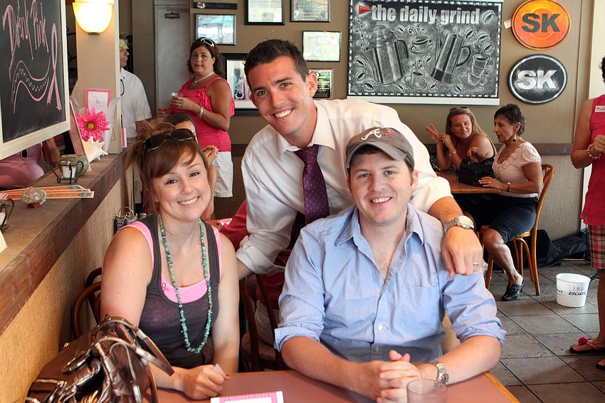 Lizzie Humphries, Zack Leonard and Curtis Keller
