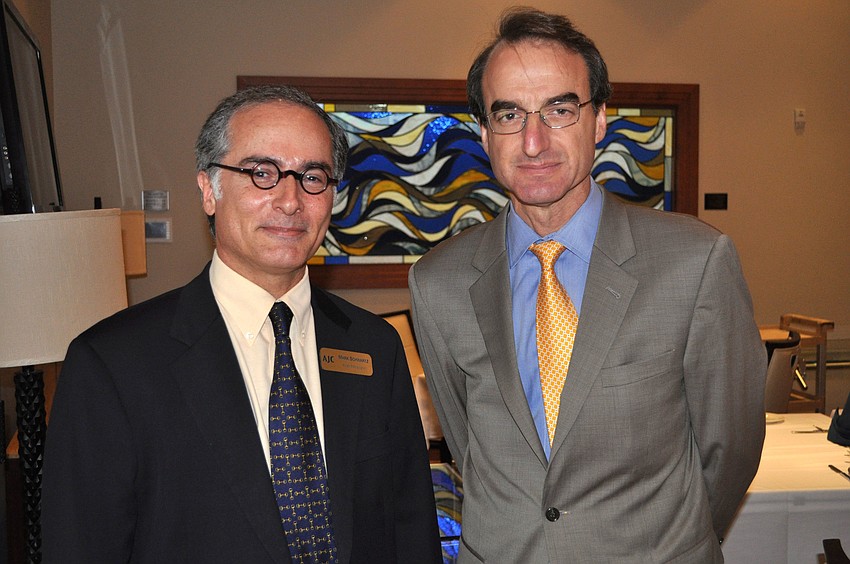 Mark Schwartz with keynote speaker Jason Isaacson