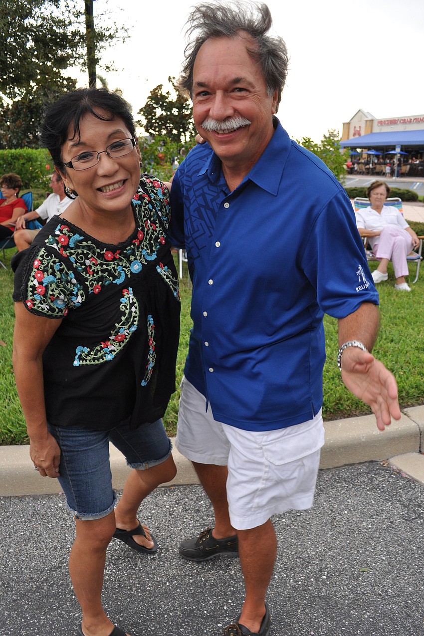 Kumiko and Steve Brown danced the night away.