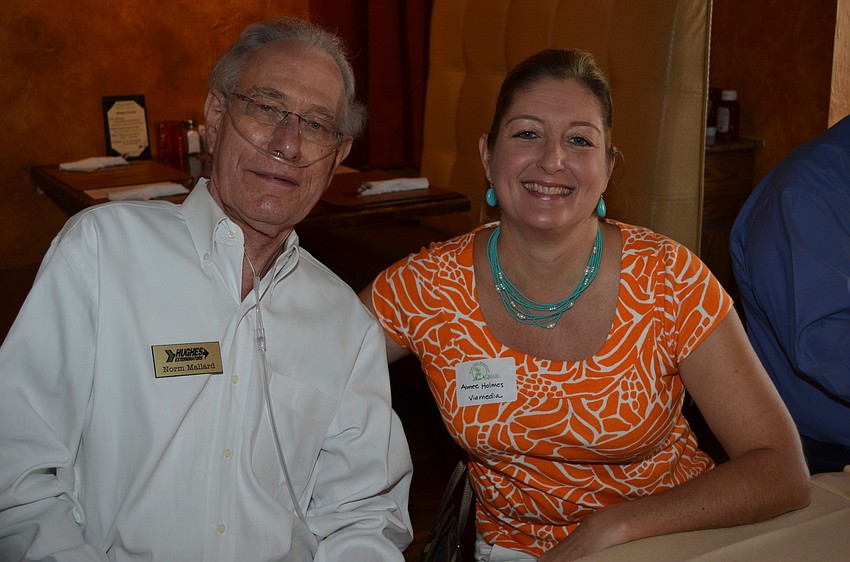 Norm Mallard with Hughes Exterminators and Aimee Holmes with Viamedia