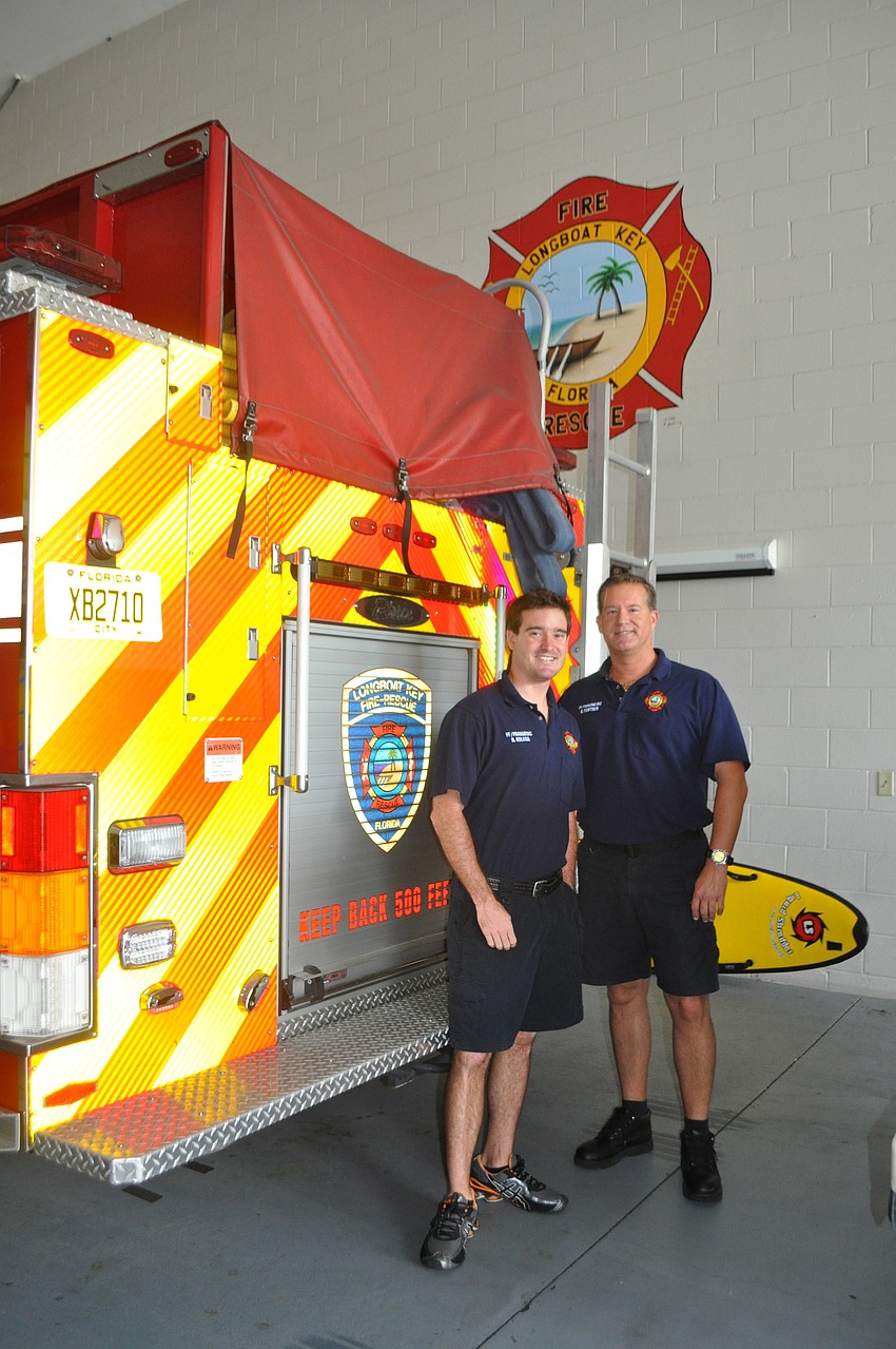 Firefighter Paramedic Brian Kolesa and Firefighter Paramedic Bill Fortner