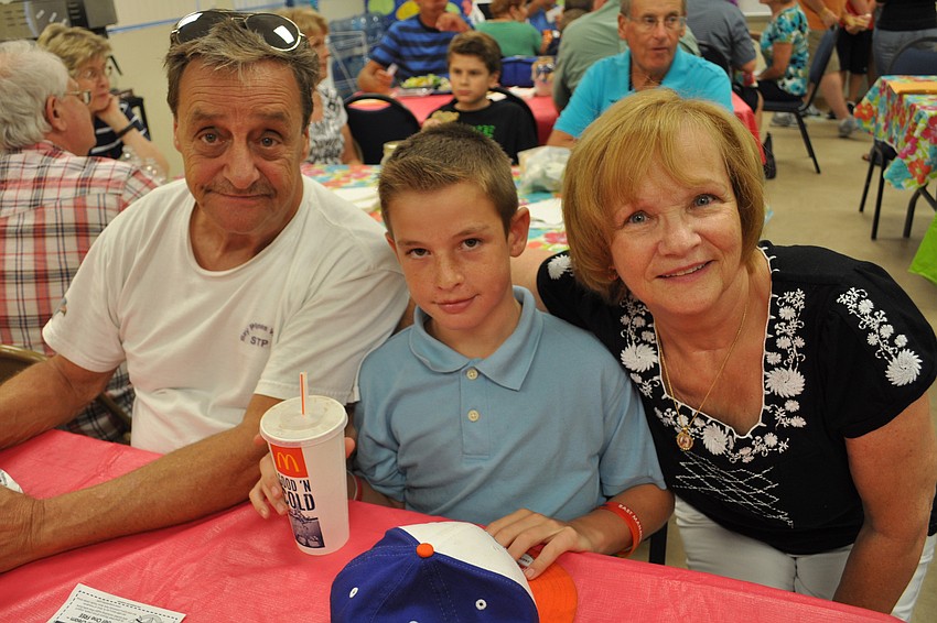 Ernie Florio, Quinn McNulty and Kathy Findlay ate McDonald's for lunch at Braden River.