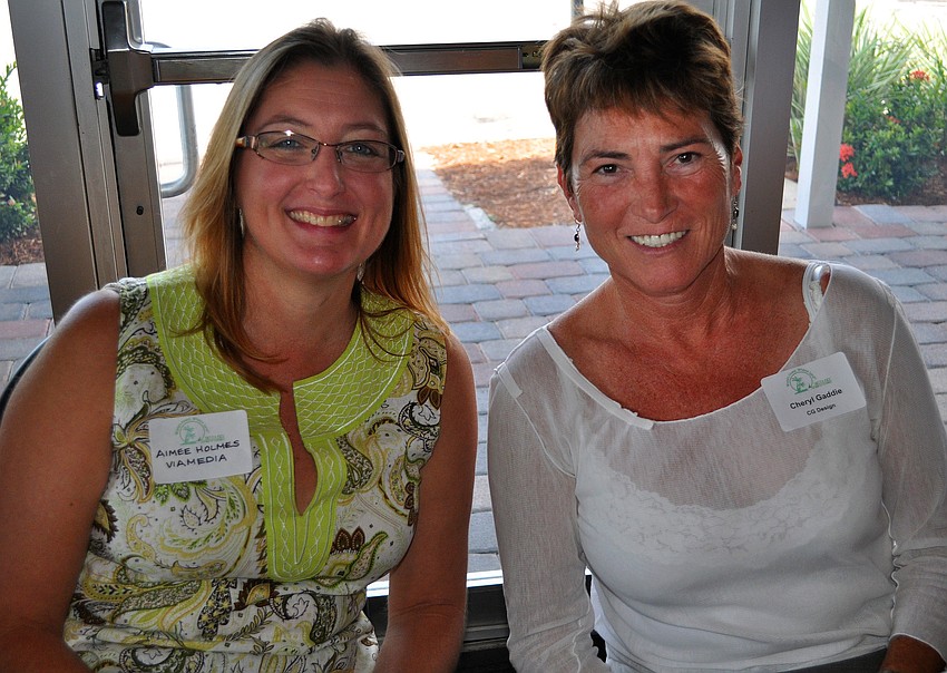 Aimee Holmes of Via Media and Cheryl Gaddie of CG Design