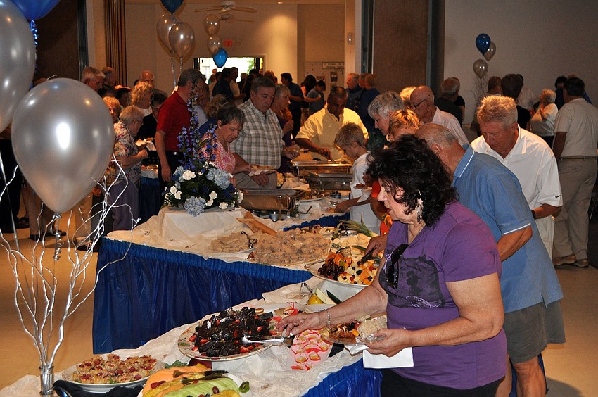 Claytonâ€™s catered the reception following the 10:30 am mass that was dedicated to Msgr. Joseph Stearn and his 40th Anniversary as a priest, Sunday, May 20, at St. Michael the Archangel.