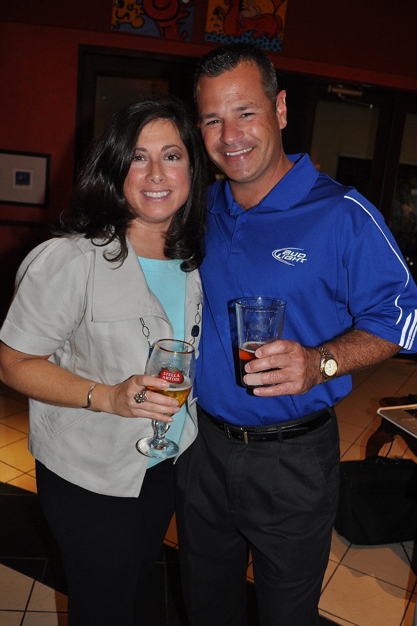 Aimee Losurdo with Jon Powers