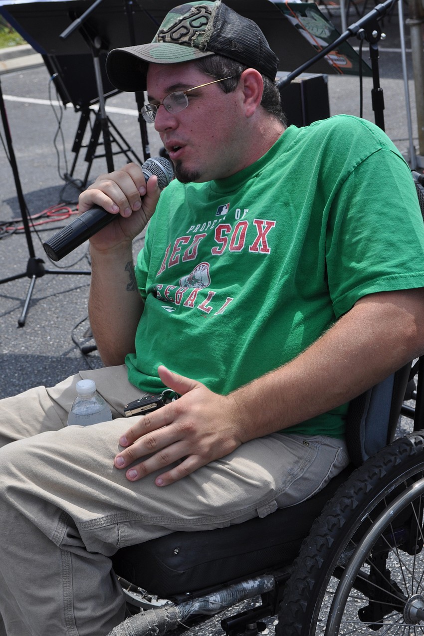 Chris Martini shared the story about how his decision to drink alcohol and drive led to his paralysis.