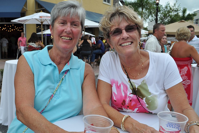 Sue Dauphinee with Linda Mitchell