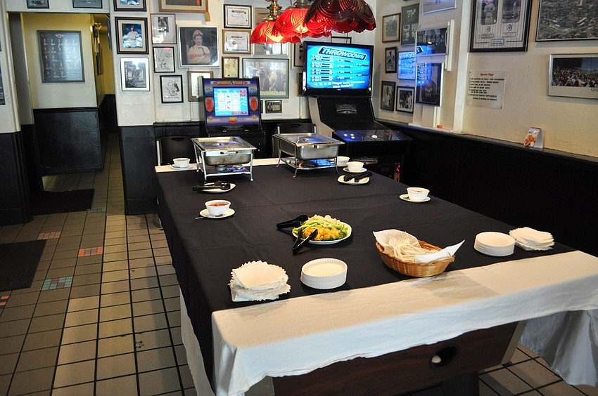 Food was provided by Sports Page