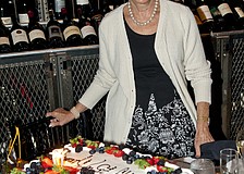 Renee Sheade and her birthday cake