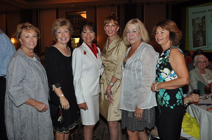 Marge Teel, Nancy Goudy, Dolly Jacobs, Valerie Pober, Linda Houza and Pauline Vilino