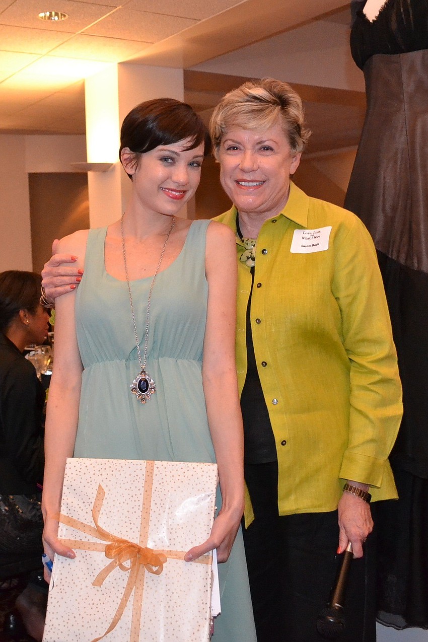 Special Events Manager Laura Wood and Susan Buck