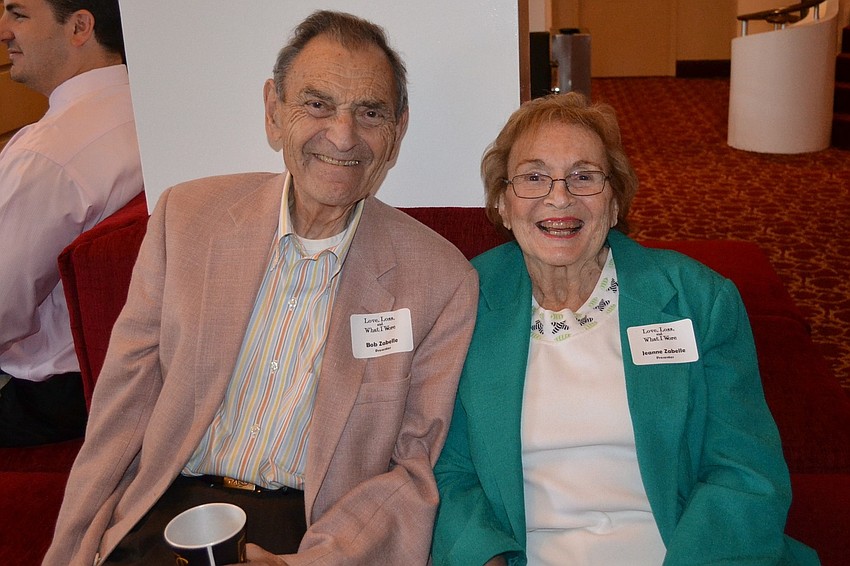 Sponsors Robert and Jeanne Zabelle celebrating their 50th anniversary