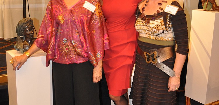 Artists Josefina Filotas, Debbie Dannheisser and Janice Schmidt