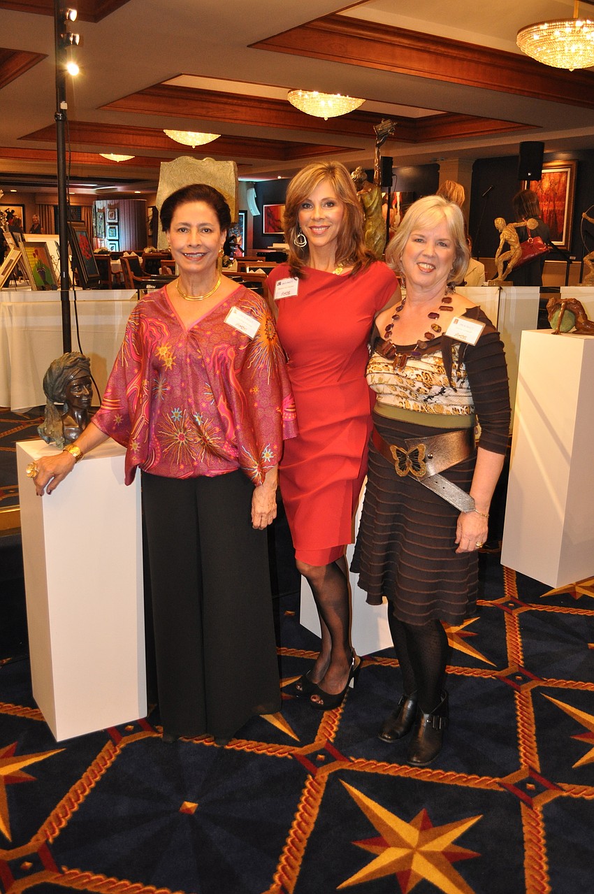 Artists Josefina Filotas, Debbie Dannheisser and Janice Schmidt