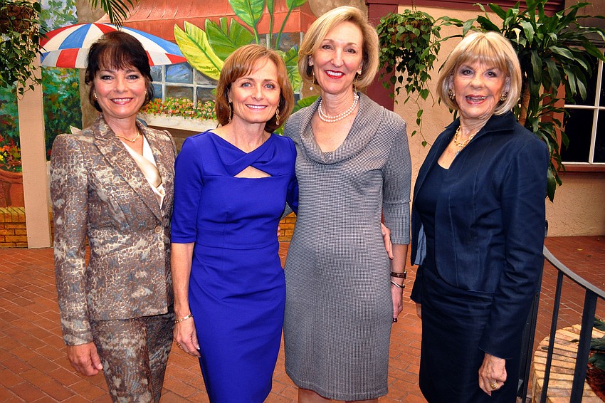 Honorees Dolly Jacobs, Dr. Maureen A. Maguire, Judy Cahn and Gloria B. Moss