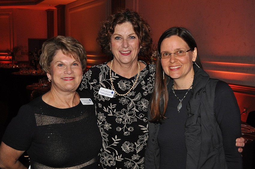 Fran Lambert, Margaret Ann Behrends and Elizabeth Power, Executive Director of The Perlman Music Program/Suncoast
