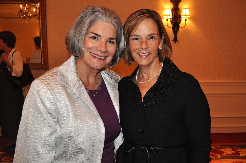Kristine Nickel, president elect of RCLA, and Merry Williams, president of RCLA