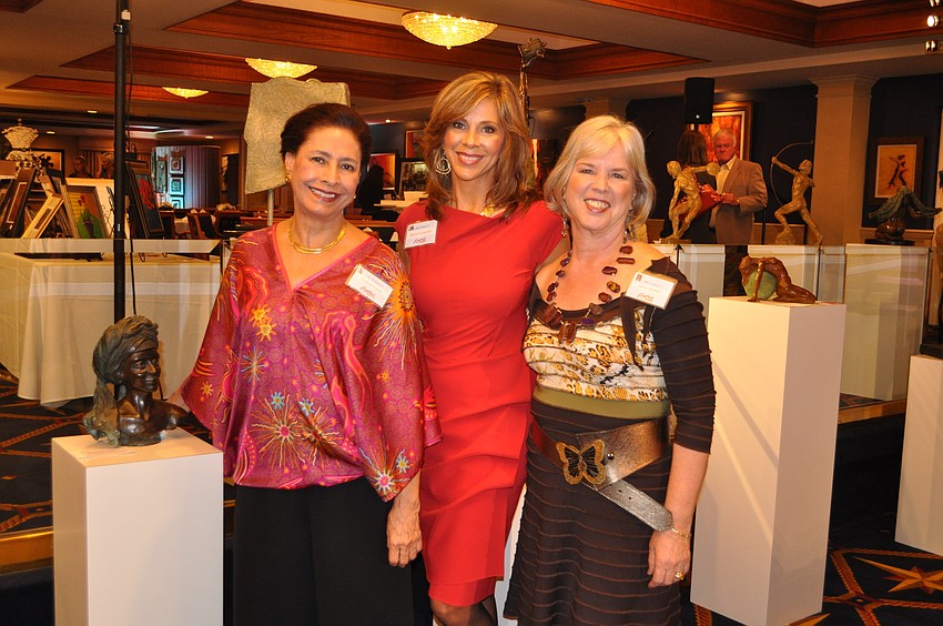 Artists Josefina Filotas, Debbie Dannheisser and Janice Schmidt