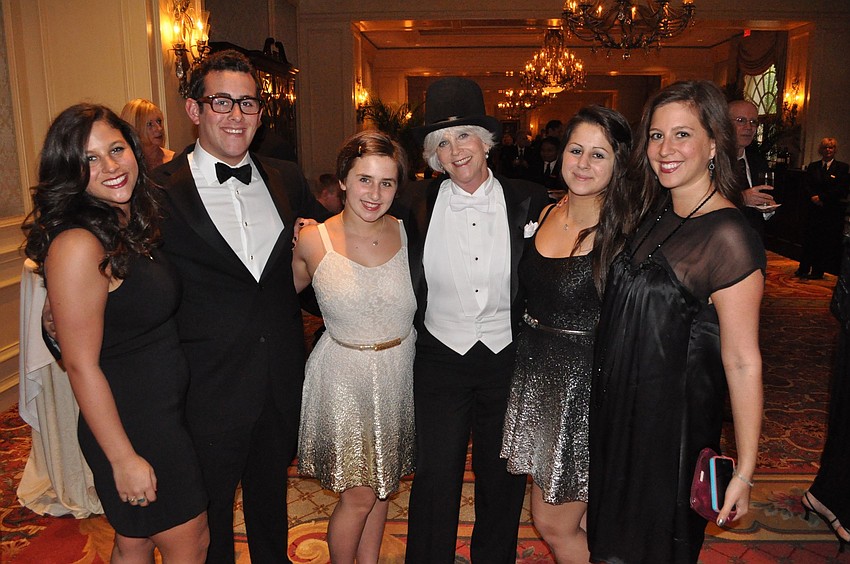 Co-chair Clare Segall with five of her ten grandchildren. From left, Mia Shapiro, Noah Shapiro, Jordie Hurley, Maddie Hurley and Dalia Shapiro
