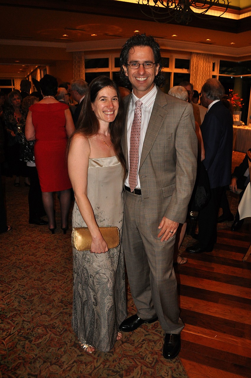 Elaine and Rabbi Brenner Glickman. Brenner Glickman was one of the special honorees at the event.