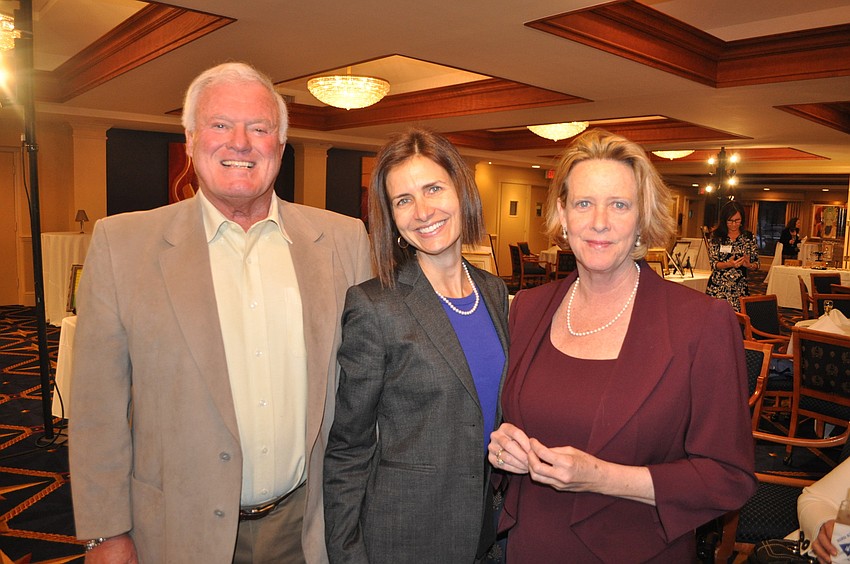 Paul Bowman, Elizabeth LaBoonet and Caroline Chambliss
