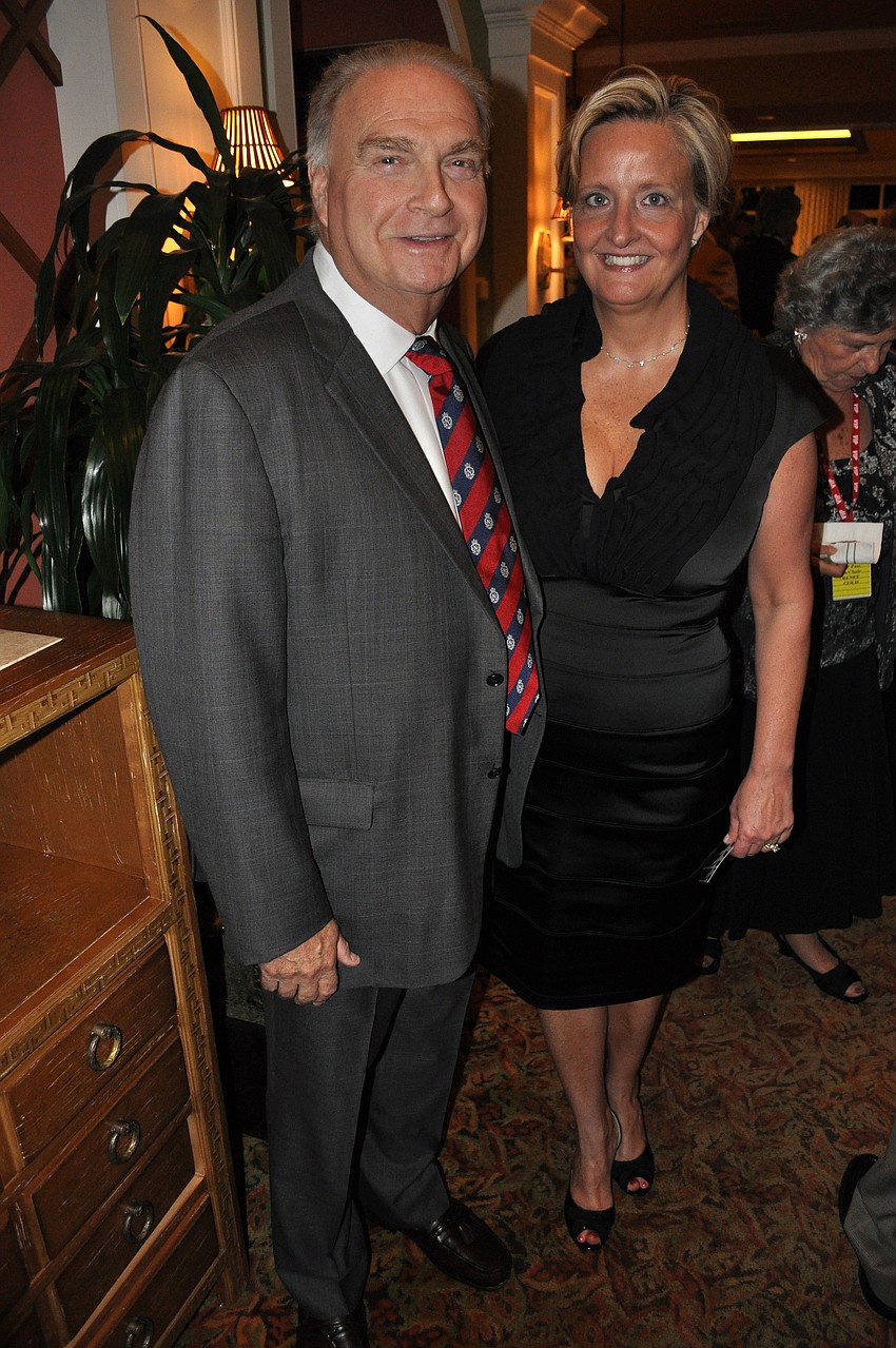 Dan and Lisa Carter. Dan Carter was last yearâ€™s first honoree.