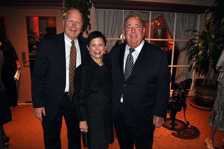 Scott Anderson with Sheila and Merrill Wynne