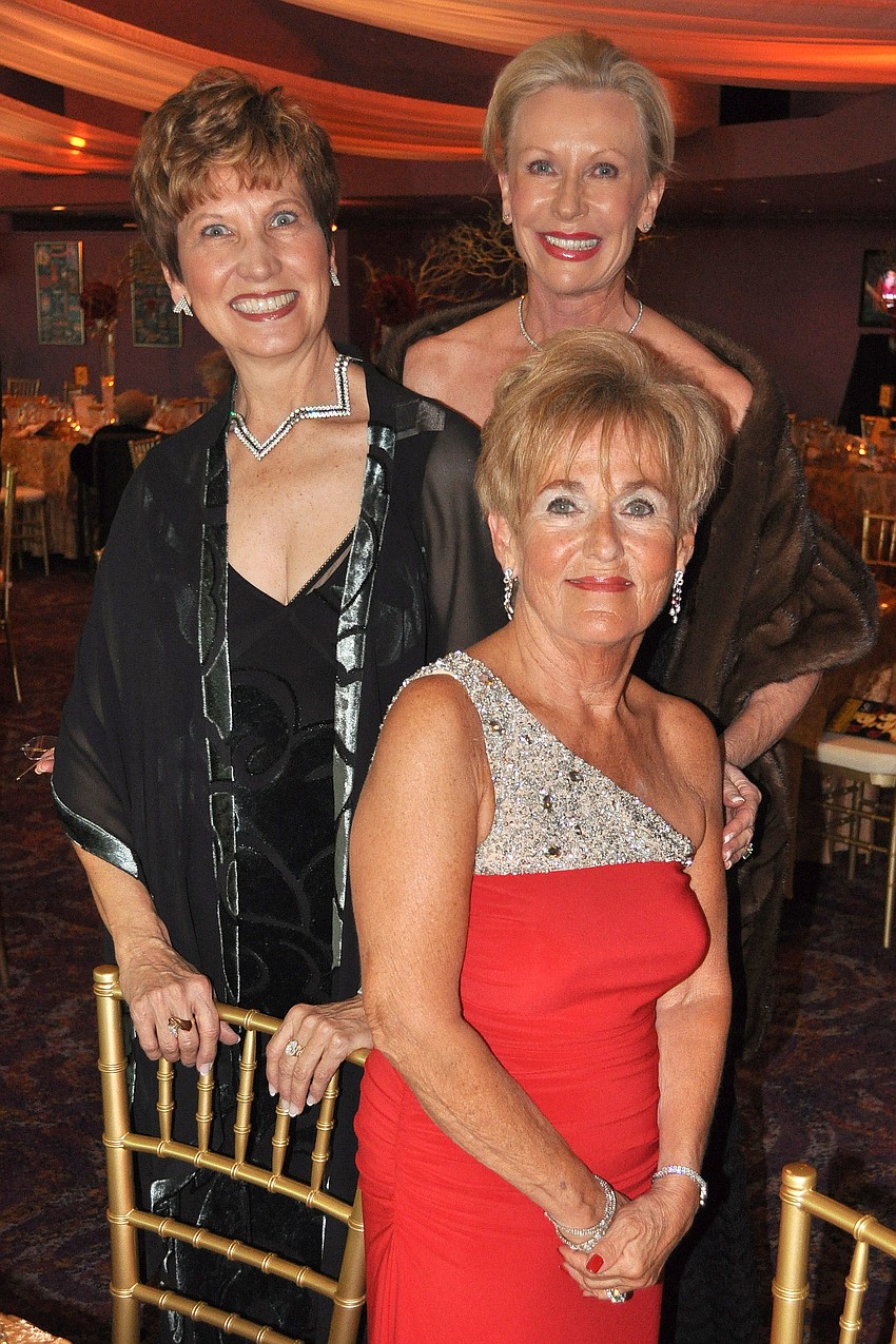 Honorees Anne Folsom Smith, Bunny Skirboll and Beathe Elden