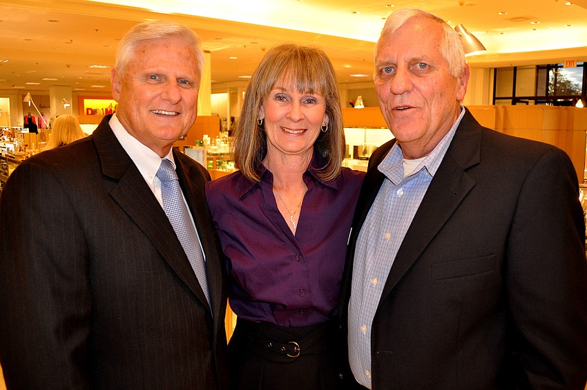 Mack Reid of Sarasota Boys and Girls Club with Shauna and Carl Weeks of Manatee Boys and Girls Clubs