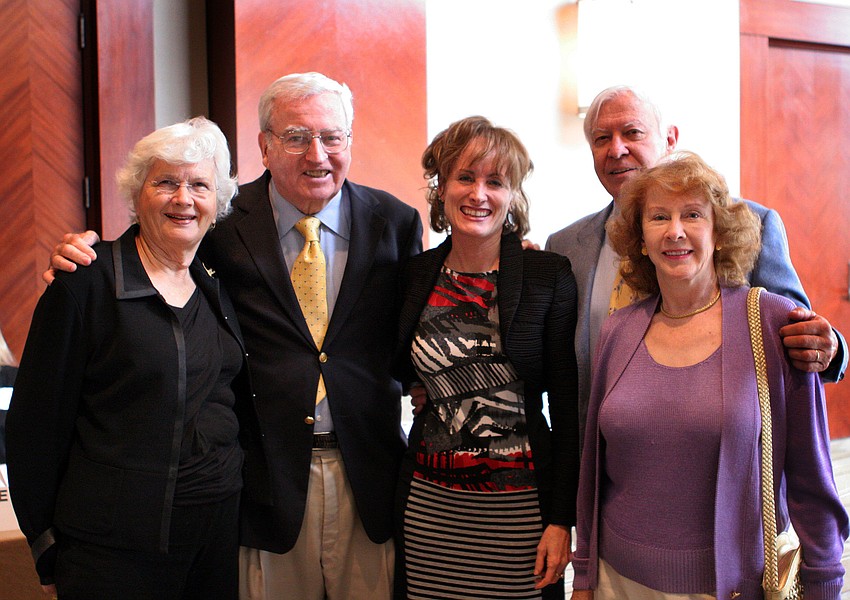 Jane and Dan Sweeney, Robin Waters and John and Elaine Kidd