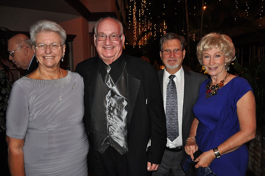 Susan Coyne, Jules Rose, President of The Perlman Music Program/Suncoast, with Jeff and Ginny Orenstein