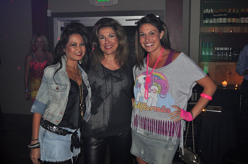 Jo Ann Solnoki with Denise Mei and Lea Mei