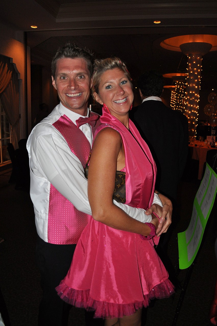 Stephen and Ali Jaymes do the quintessential prom pose Saturday, Sept. 15 at Southside Prom Night.