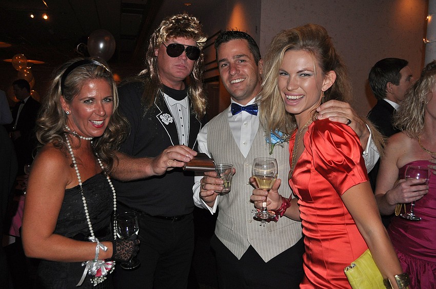 Chris and Jeff McKee with James and Victoria Warren