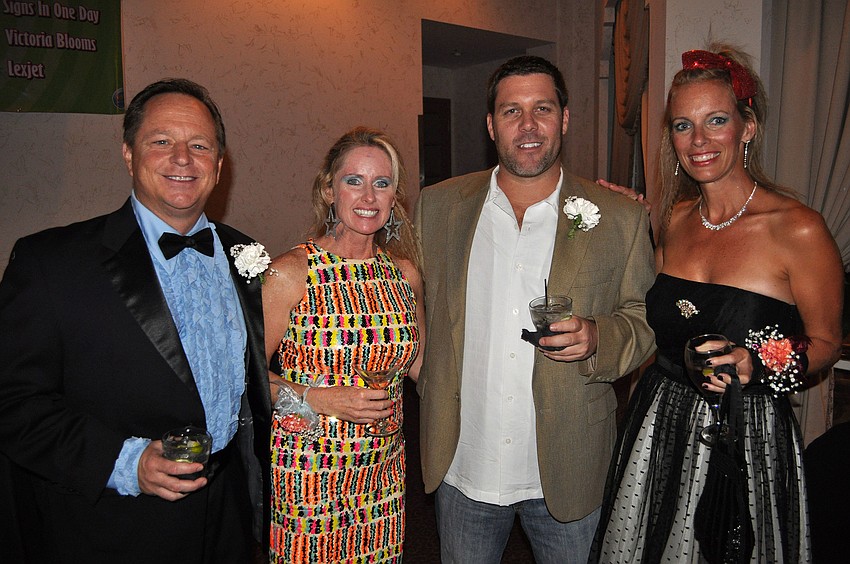 Jim and Anne Westman with Scott Temple and Mel Davis