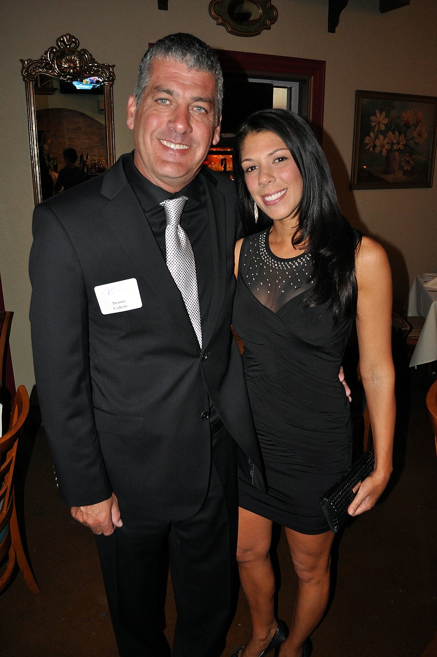 Dennis Colletti and Courtney Ferris
