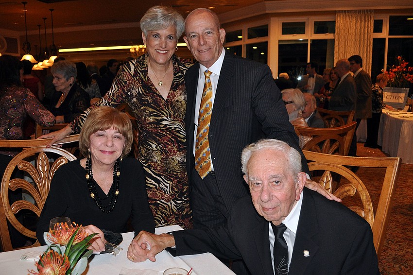 May Cohen, Gloria and Bill Weed and Earl Levit