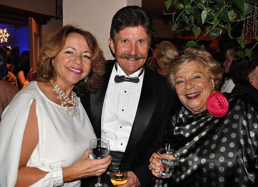 Poppy and Geoff Spencer with Valerie Terris