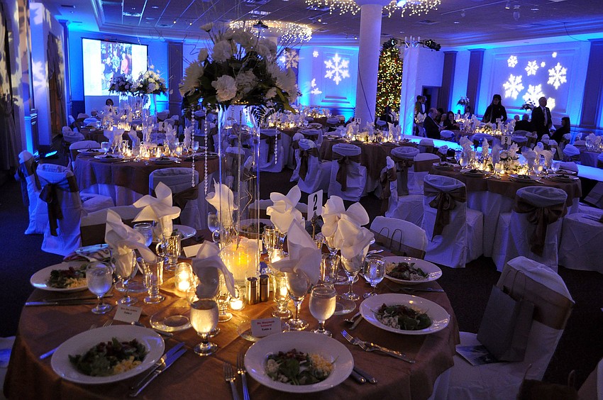 The Designing Women Boutique's 10th Anniversary Gala's theme was Winter Wonderland.