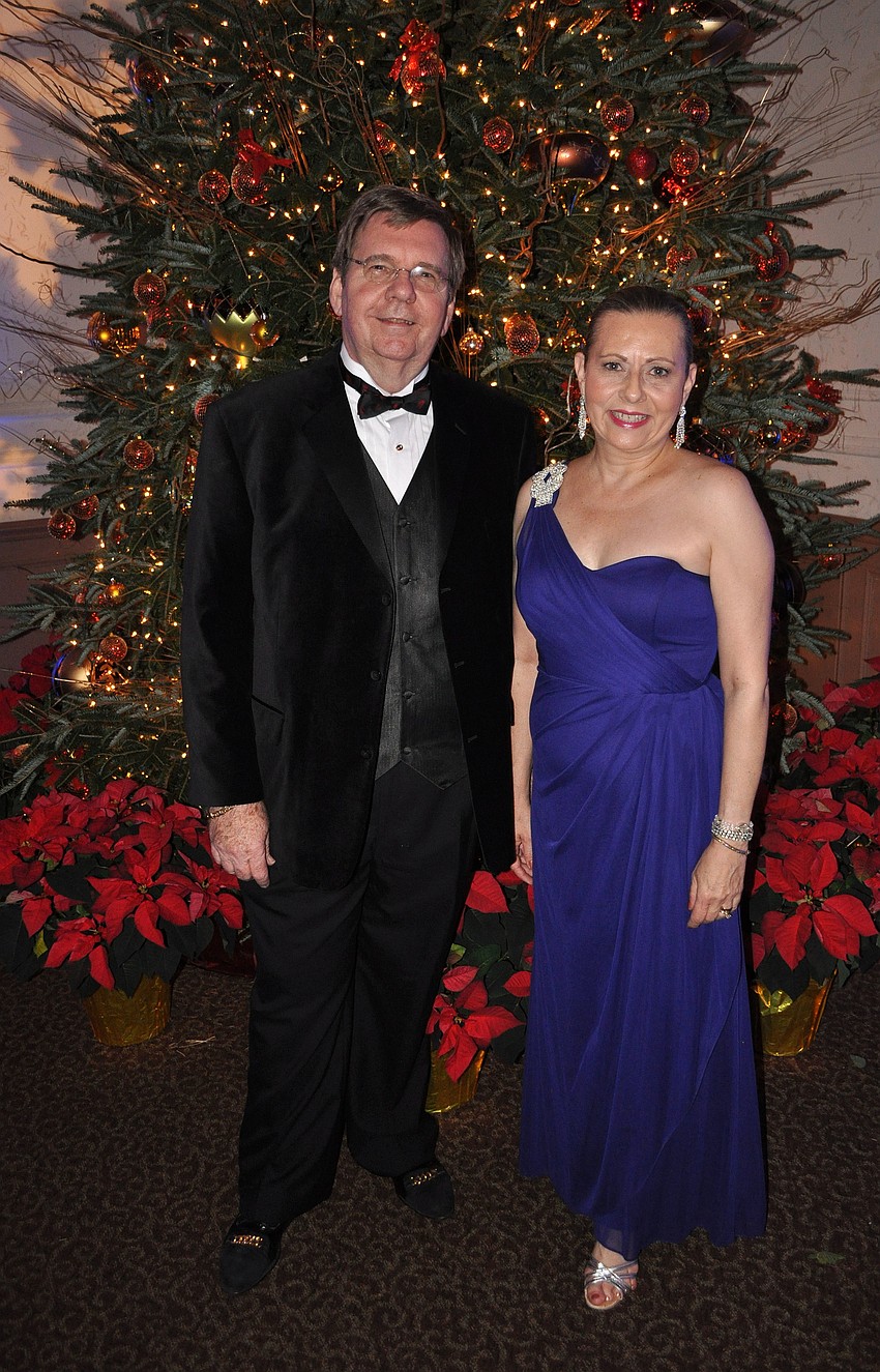 Butch Anderson, event and decor director, and Annie Sundeen, silent auction coordinator and store operations manager