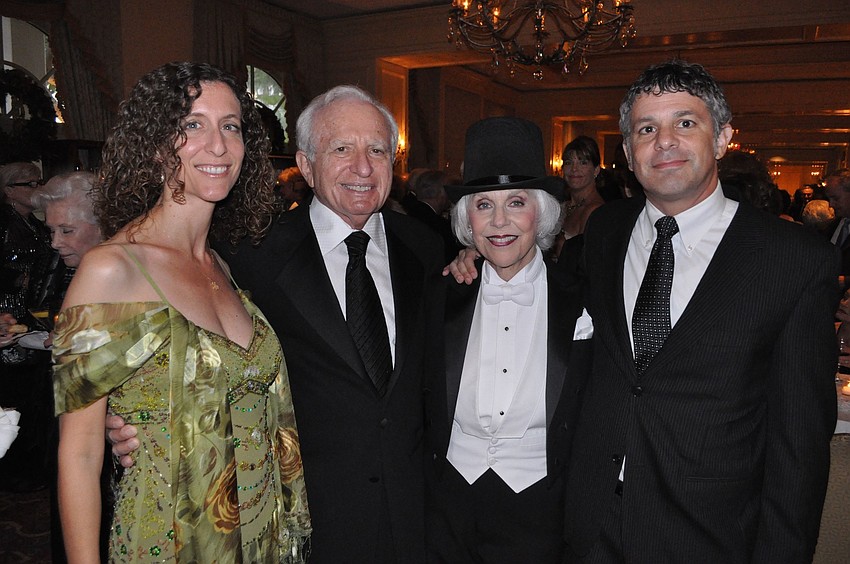 Rebecca Barancik, Chuck Barancik, Co-chair Margie Barancik and Scott Barancik