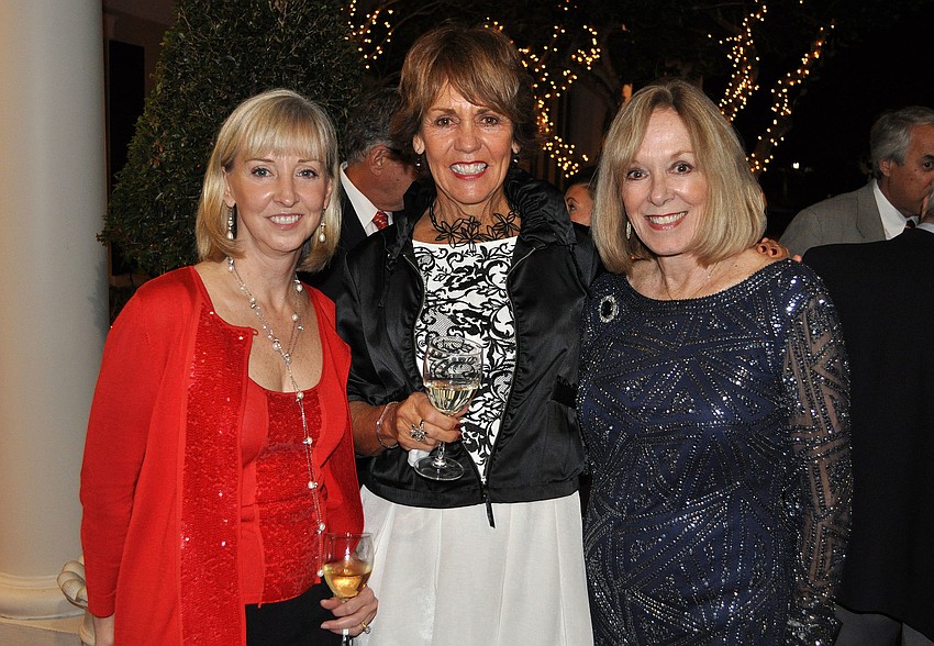 Olivia Thomas, executive director, Jane Krombeen and Sandy Strom