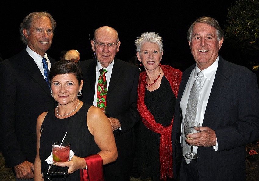 David Krombeen, Luisa Goldman, Richard and Barbara Kistler and Jerry Strom