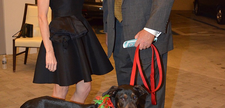 Co-Chairs Christine Goodall and John Ralaigh with Blake