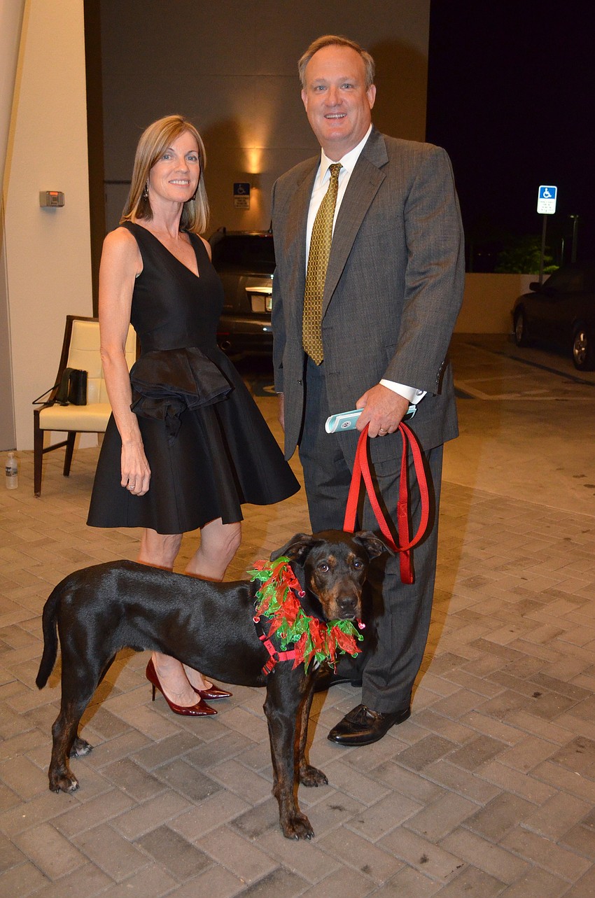 Co-Chairs Christine Goodall and John Ralaigh with Blake