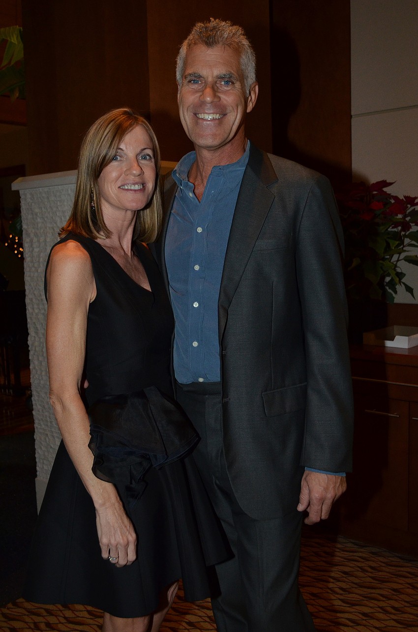 Co-Chair Christine Goodall with Rich Schineller