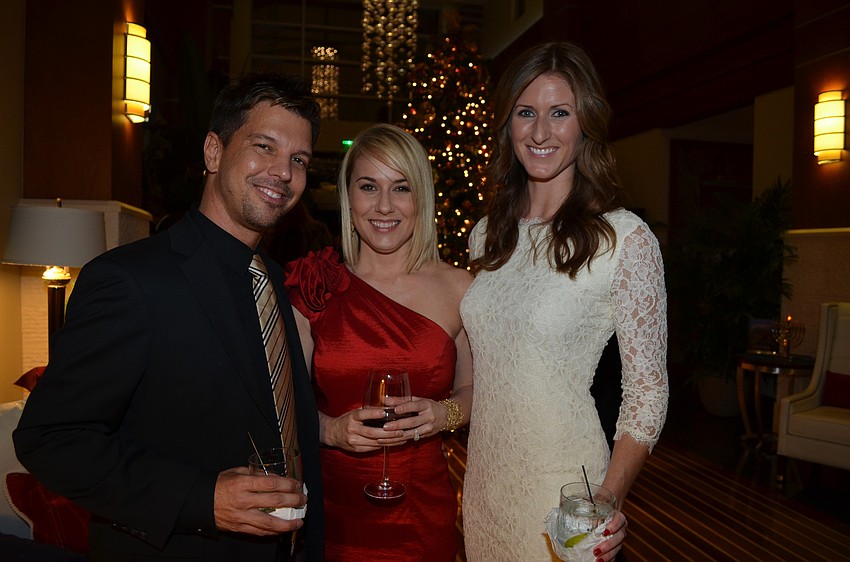 Scott and Michelle Bell with Molly Crawford